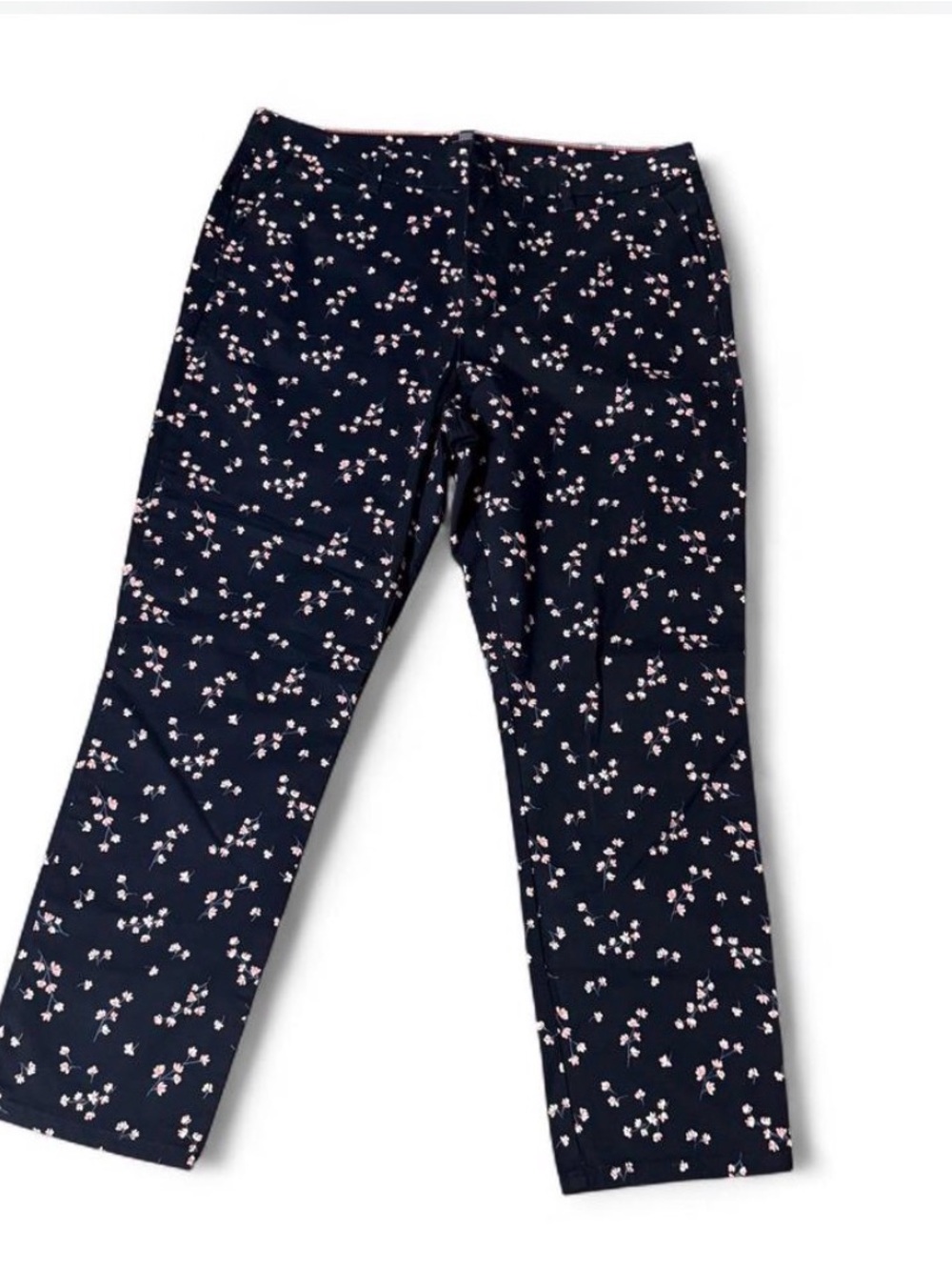 Tommy Hilfiger Floral  Navy Pink Slim Fit Women’s Size 18